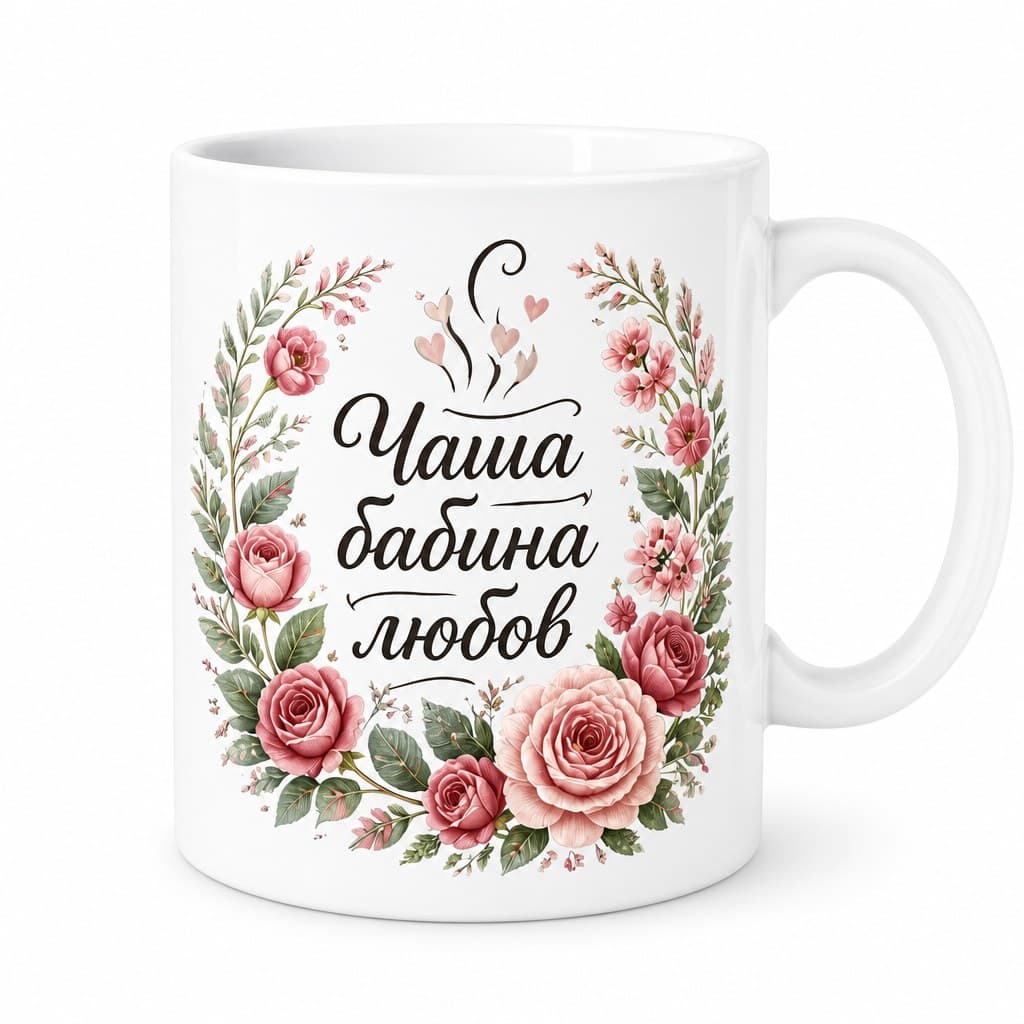 Чаша с надпис за баба – Чаша бабина любов